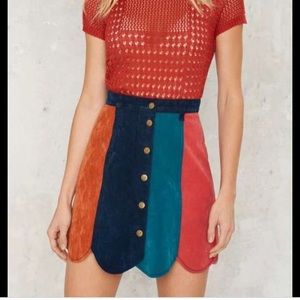 MINKPINK Ray of Lights A-Line Skirt